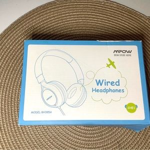 < NEW Mpow Wired Headphones >